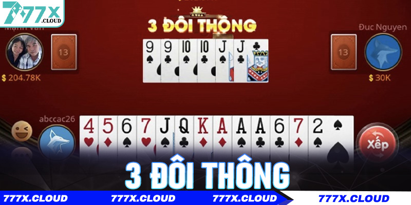 3 Đôi Thông – Chiến Thuật Đỉnh Cao Trong Game Bài 777x 1 3 Đôi Thông – Chiến Thuật Đỉnh Cao Trong Game Bài 777x